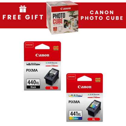 Canon 440XL Black and 441XL Tri-Colour High Yield Original Ink Multipack - PG-440XL/CL-441XL