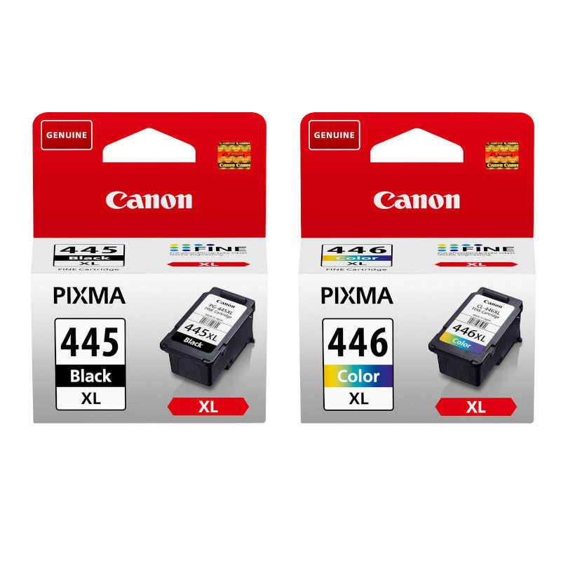 Canon 445XL Black and 446XL Tri-Colour Original Ink Multipack - 445XL/446XLMP