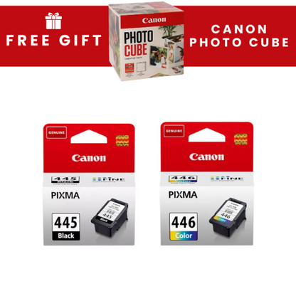 Canon 445 Black and 446 Tri-Colour Original Ink Multipack - PG445446MP