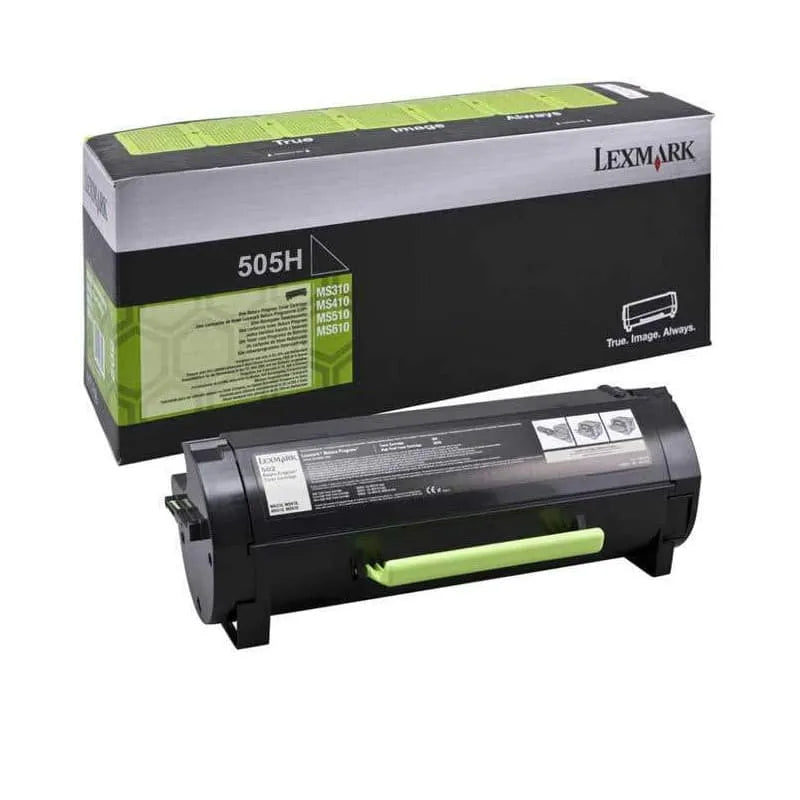 Lexmark 505H toner black - Genuine Lexmark 50F5H00 Original Toner cartridge