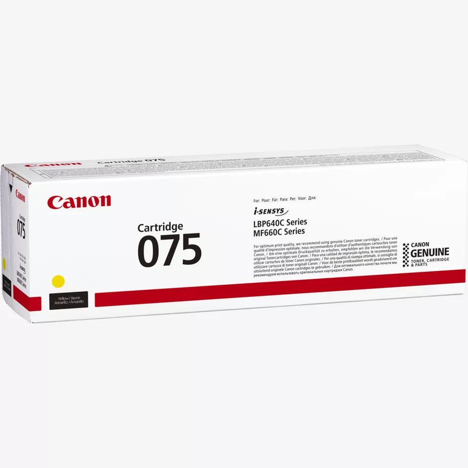 Canon 075 Yellow Original Toner - CRG075Y