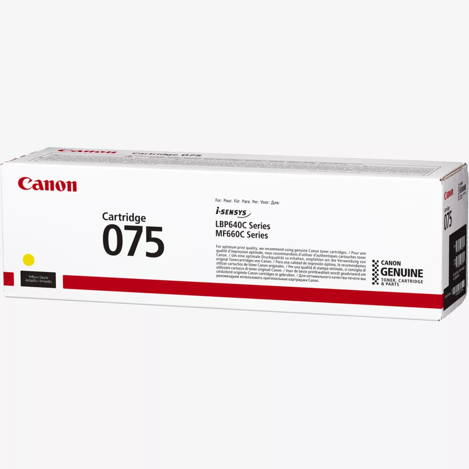 Canon 075 Yellow Original Toner - CRG075Y