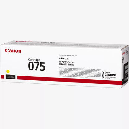 Canon 075 Yellow Original Toner - CRG075Y
