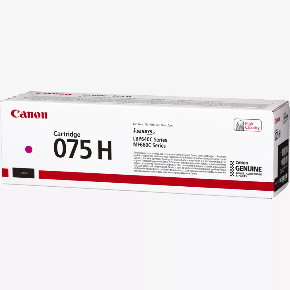 Canon 075H High Yield Magenta Original Toner - CRG075HM