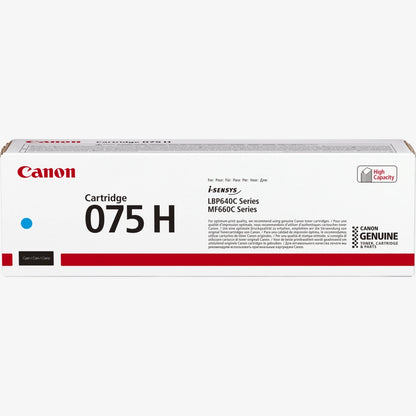Canon 075H High Yield Cyan Original Toner - CRG075HC