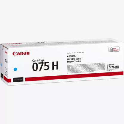 Canon 075H High Yield Cyan Original Toner - CRG075HC