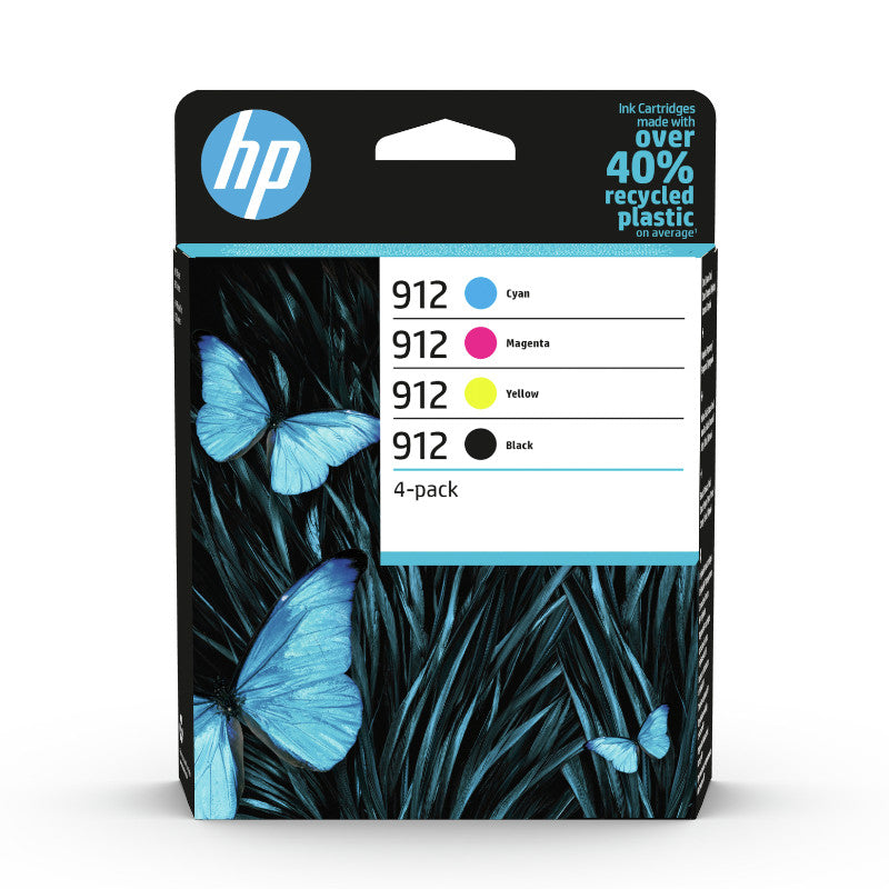 HP 912 ink CMYK - Genuine HP H912SMP Original Ink cartridge