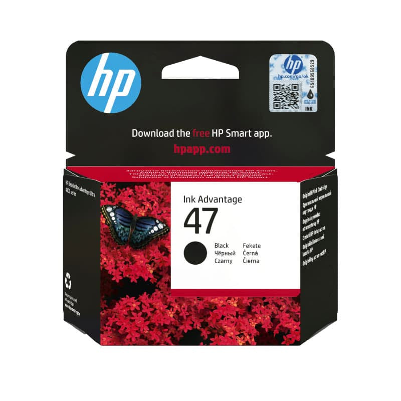 HP 47 Black Original Ink - 6ZD21AE