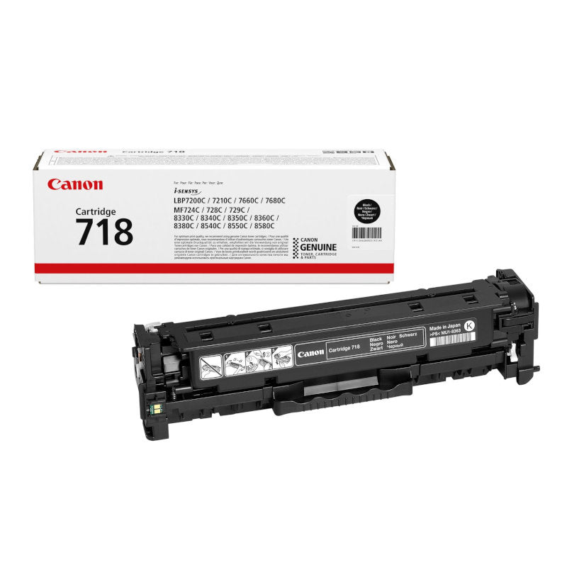 Canon 718 Black Original Toner - 718B