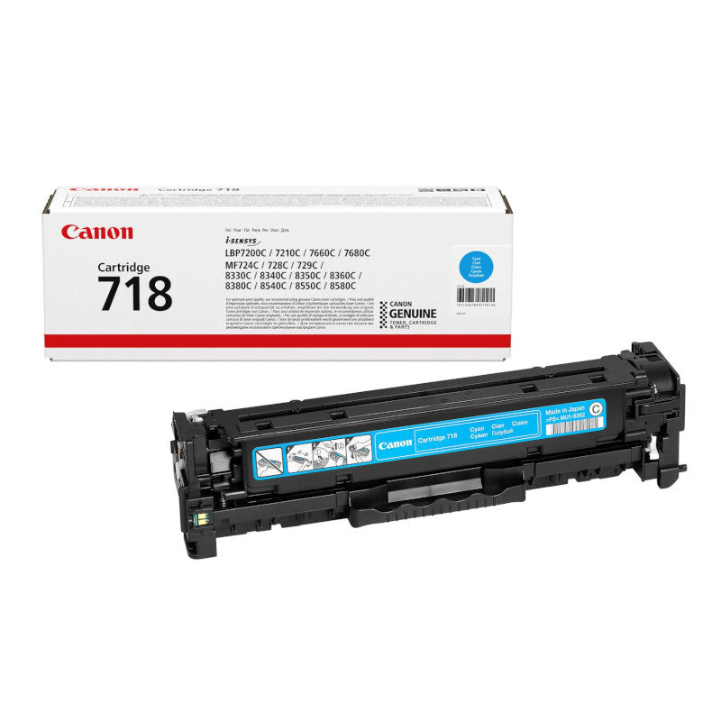 Canon 718 Cyan Original Toner - 718C