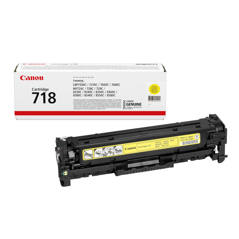 Canon 718 Yellow Original Toner - 718Y