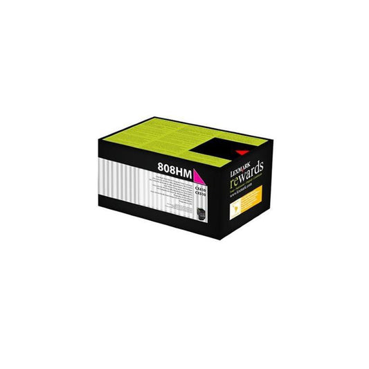 Lexmark 808HME toner magenta - Genuine Lexmark 80C8HME Original Toner cartridge