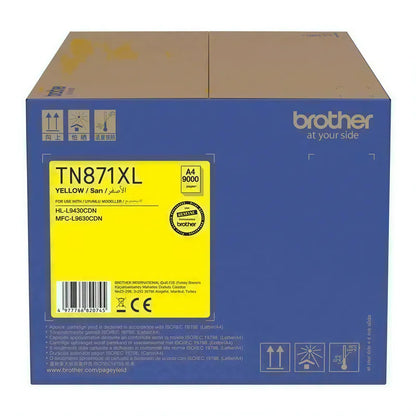 Brother TN871 Geel Hoë Opbrengs Oorspronklike Toner - TN-871