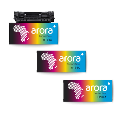 HP 85A Black Compatible Toner Tri-Pack - CE285A