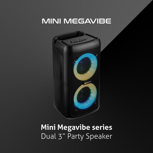 Amplify 20W Mini Megavibe Series Dual 3" Party Speaker