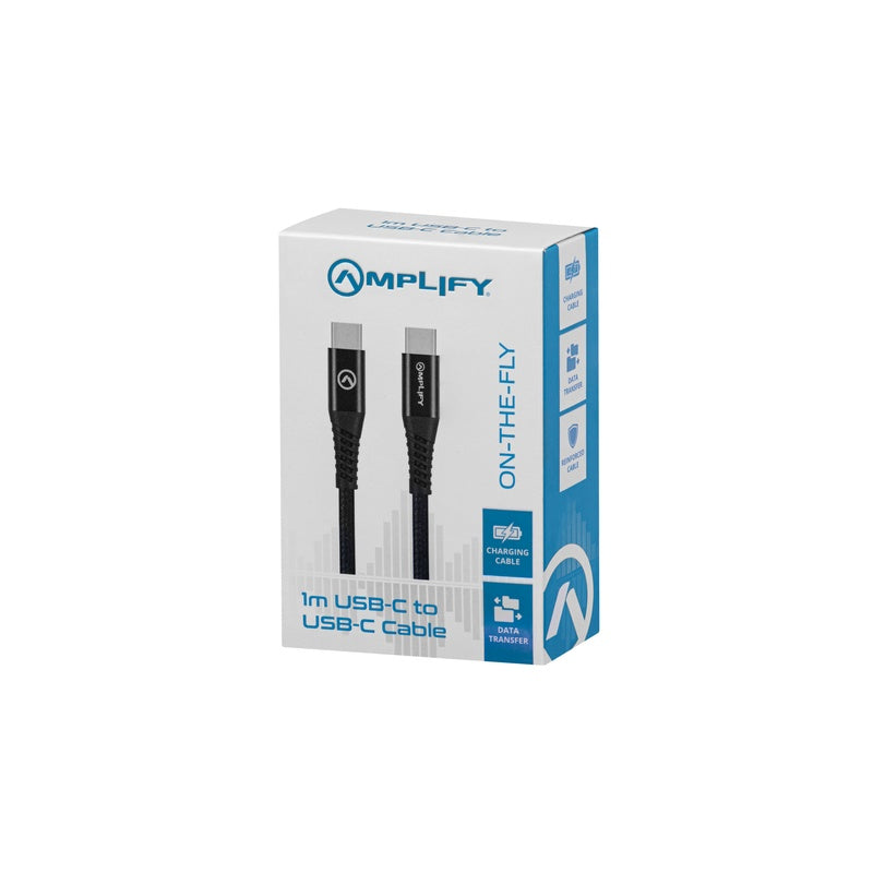 Amplify On The Fly USB-C to USB-C 1M Cable