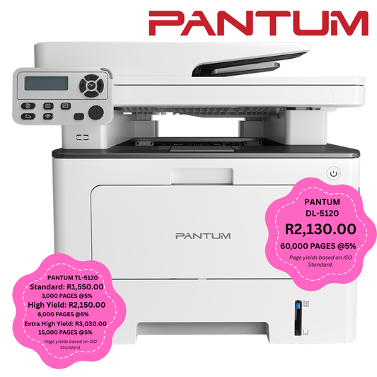 Pantum BM5100ADW Mono Wireless Laser 3-in-1 Printer - BM5100ADW