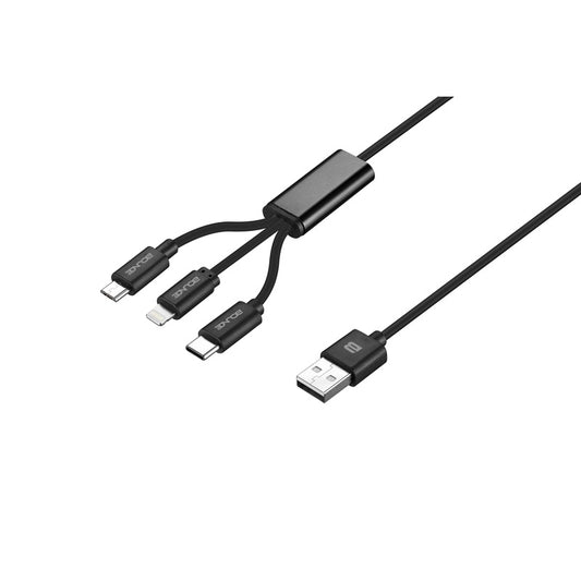 Bounce Cord Series 3-in-1 Charging Cable 1m