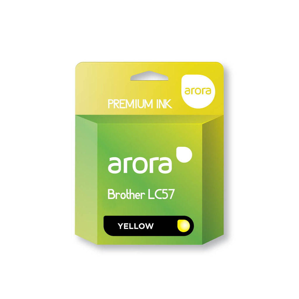 Brother LC57Y Yellow ink cartridge - Compatible