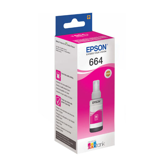 Epson 664 EcoTank Magenta Original Ink - T66434A