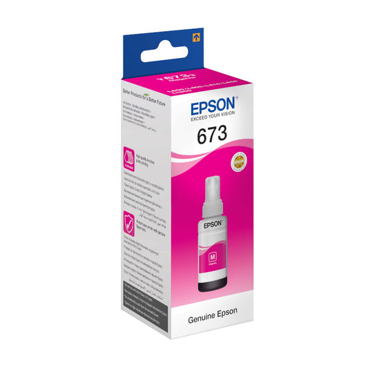 Epson 673 EcoTank Magenta Original Ink - T67334A