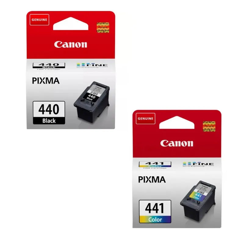 Canon 440 Black and Canon 441 Tri-Colour Original Ink Multipack - 440/441