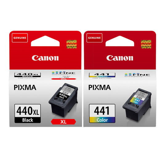 Canon 440XL High Yield Black and 441 Tri-Colour Original Ink Multipack - PG 440XL/CL 441