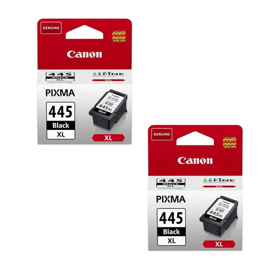 Canon 445XL High Yield Black Original Ink Dual Pack - PG-445XL