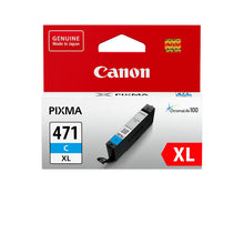 Load image into Gallery viewer, Canon 471XL High Yield Cyan Original Ink - CLI-471XLC