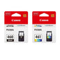 Canon 460 Black and 461 Tri-Colour Original Ink Multipack - PGI 460/CLI 461