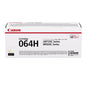 Canon 064H High Yield Yellow Original Toner - CRG064YHY