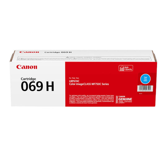 Canon 069H High Yield Cyan Original Toner - CRG069HC