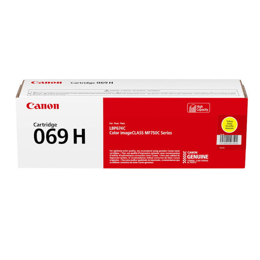 Canon 069H High Yield Yellow Original Toner - CRG069HY