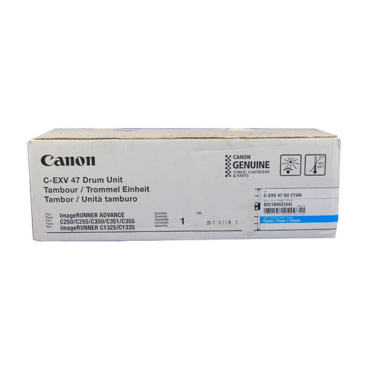 Canon C-EXV 47 Cyan Original Drum - CEXV47DC