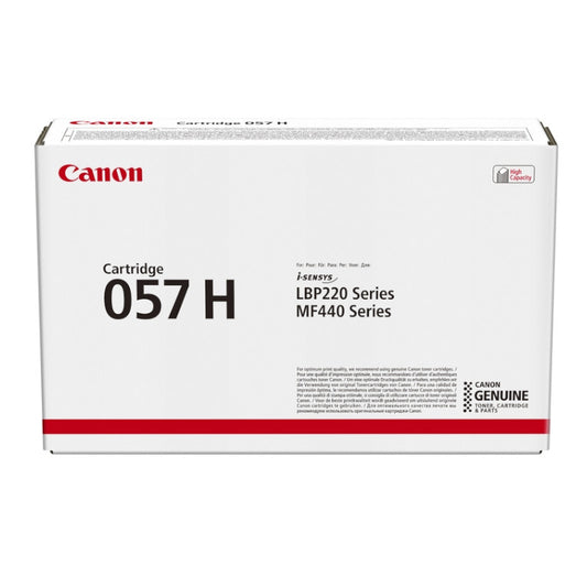 Box packaging of Canon 057H High Yield Black Original Toner Cartridge