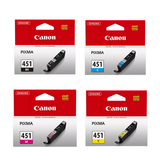 Canon 451 CMYK Original Ink Multipack - CLI-451STDMP