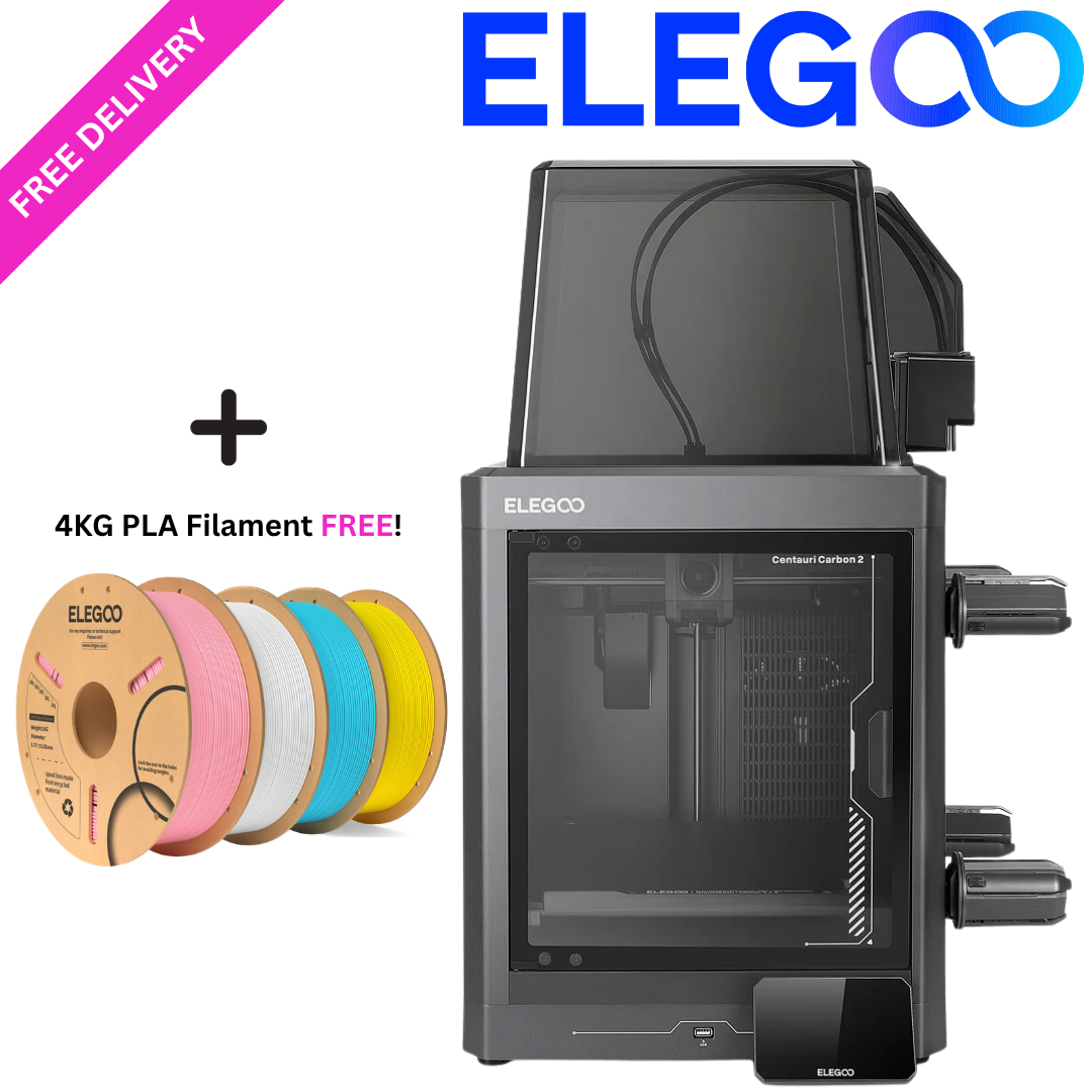 ELEGOO Centauri Carbon 2 Combo FDM 3D Printer + 4*1KG Filaments Bundle