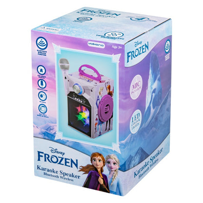 Disney Frozen Classic LED Stars Karaoke Machine with Microphone