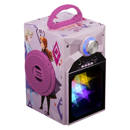 Disney Frozen Classic LED Stars Karaoke Machine with Microphone