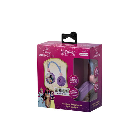 Disney Princess Auxiliary Headphone with Stickers