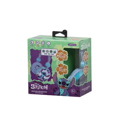 Disney Stitch Auxiliary Headphones with Stickers