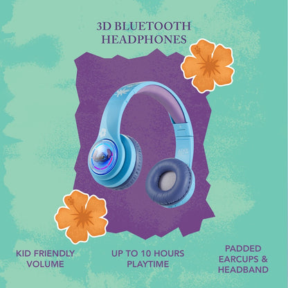 Disney Stitch 3D Bluetooth Headphones