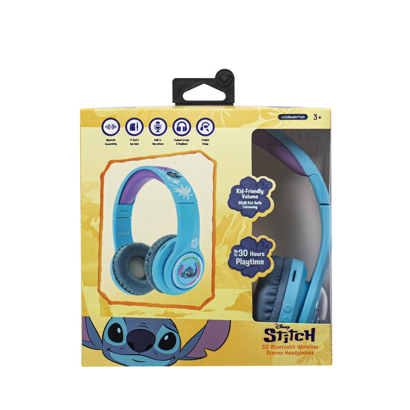 Disney Stitch 3D Bluetooth Headphones