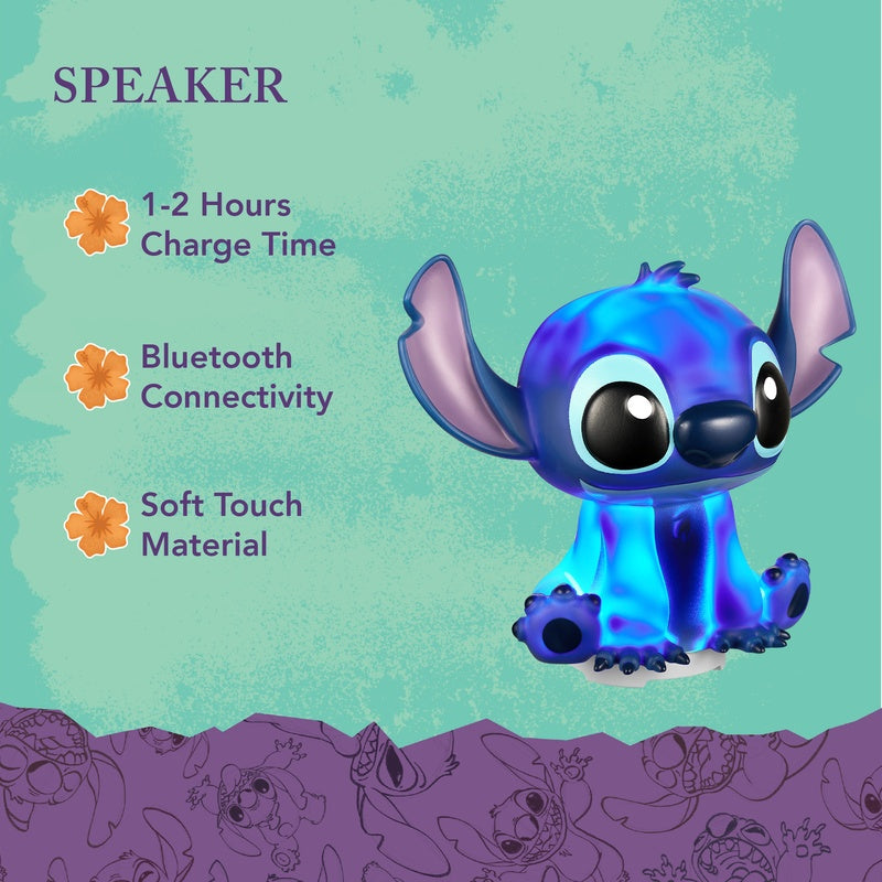 Disney Stitch Bluetooth Speaker with Mood Light