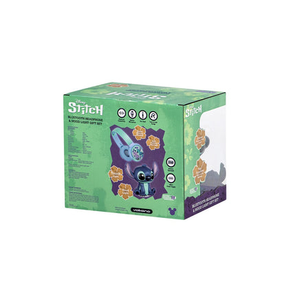 Disney Stitch Soft Touch Light with Bluetooth Headphone Combo