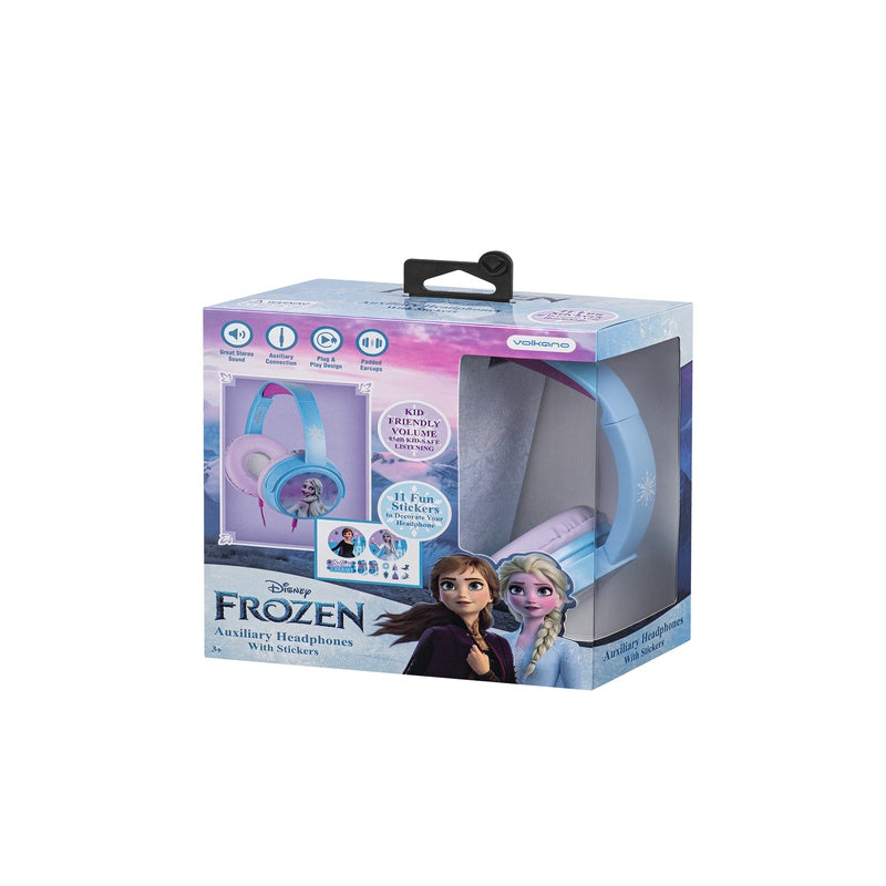 Disney Frozen Auxiliary headphones with 11 Stickers