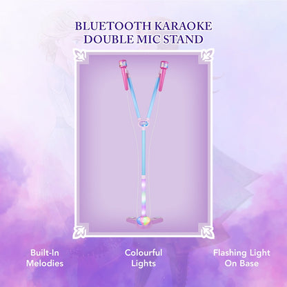 Disney Frozen Double Karaoke Mic Stand with Colourful Lights