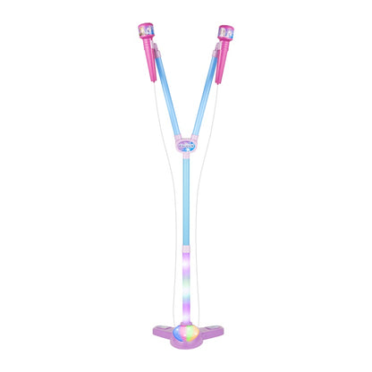 Disney Frozen Double Karaoke Mic Stand with Colourful Lights