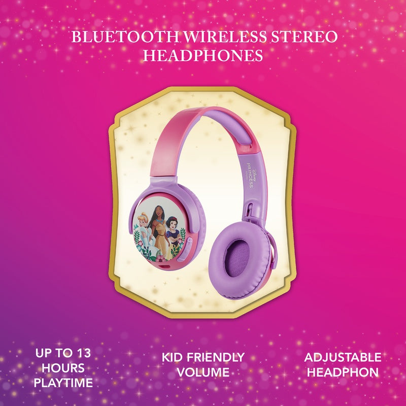Disney Princess Bluetooth Wireless Stereo Headphones