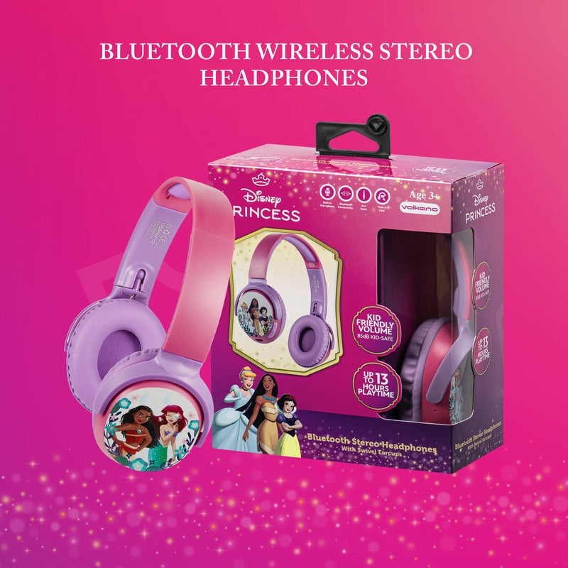 Disney Princess Bluetooth Wireless Stereo Headphones